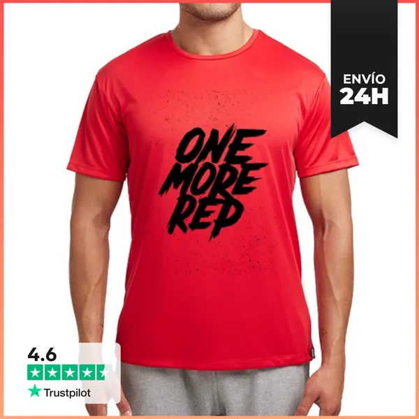Camiseta Deportiva Hombre Camiseta ONE MORE REP LaTostadora