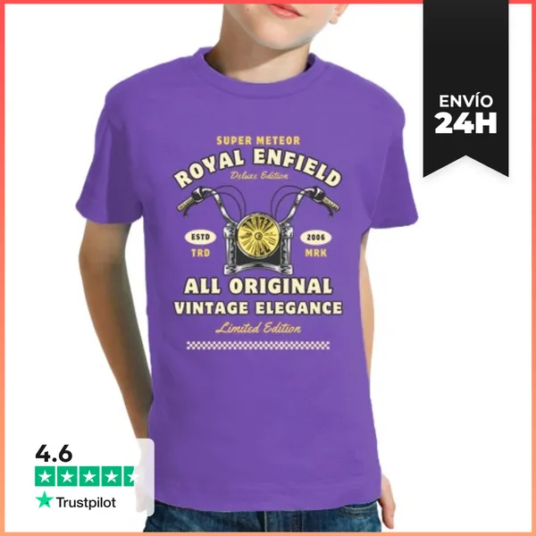 Camiseta Clásica Para Niños Motos Clásicas Estilo 2006 Vintage