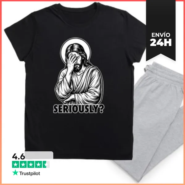 Pijama Cara De Jesús Facepalm Sátira - Meme De Reacción