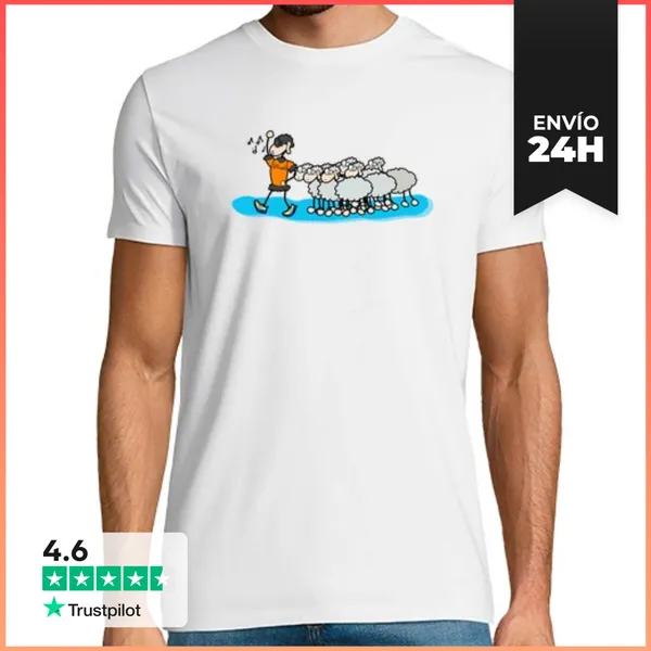 Camiseta Hombre Clásica La Oveja Negra LaTostadora
