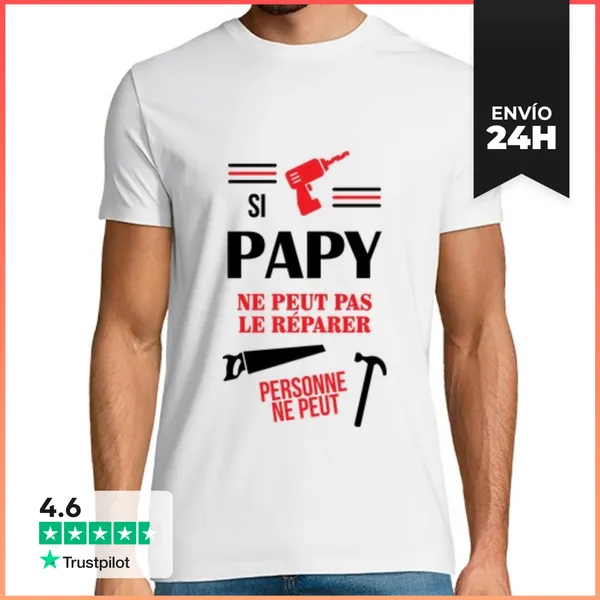 Camiseta Hombre Clásica Abuelo / La Abuela / Abuelo LaTostadora