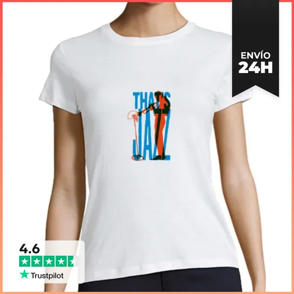 Camiseta Mujer Clásica That Jazz Miles Davis. Mujer LaTostadora