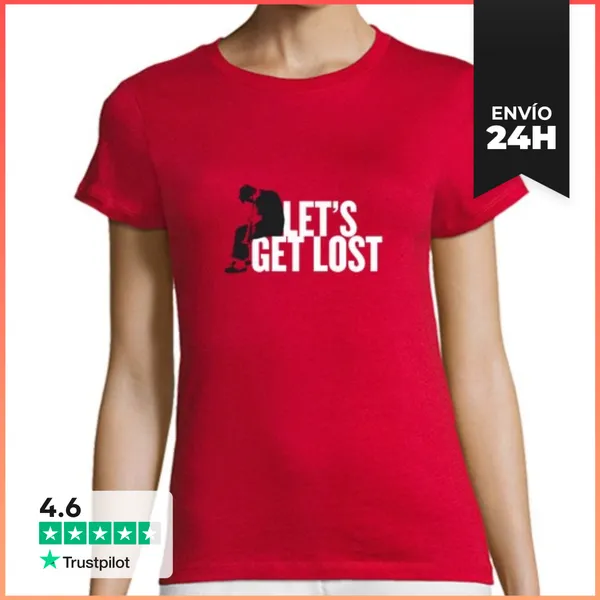 Camiseta Mujer Clásica Chet Baker. Lets Get Lost. Jazz. Mujer