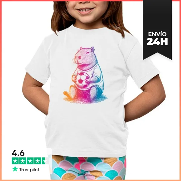 Camiseta Clásica Para Niños Capibara LaTostadora
