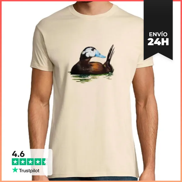 Camiseta Hombre Clásica Malvasía, Patito Bonito LaTostadora