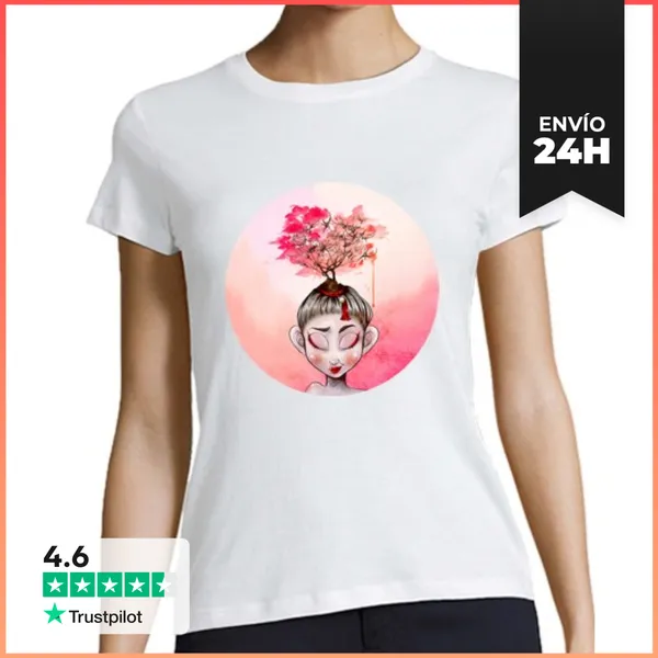 Camiseta Mujer Clásica The Scarlet Spring T-shirt LaTostadora