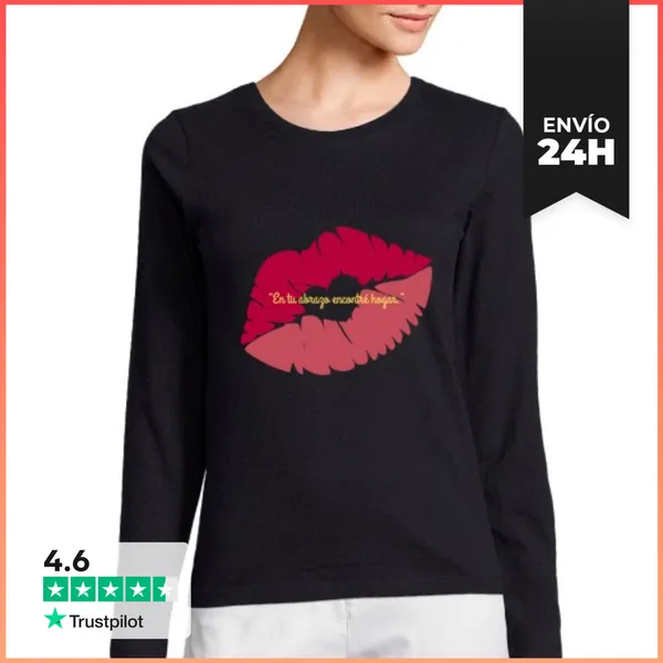 Camiseta Mujer Manga Larga Diseño 4760645 LaTostadora