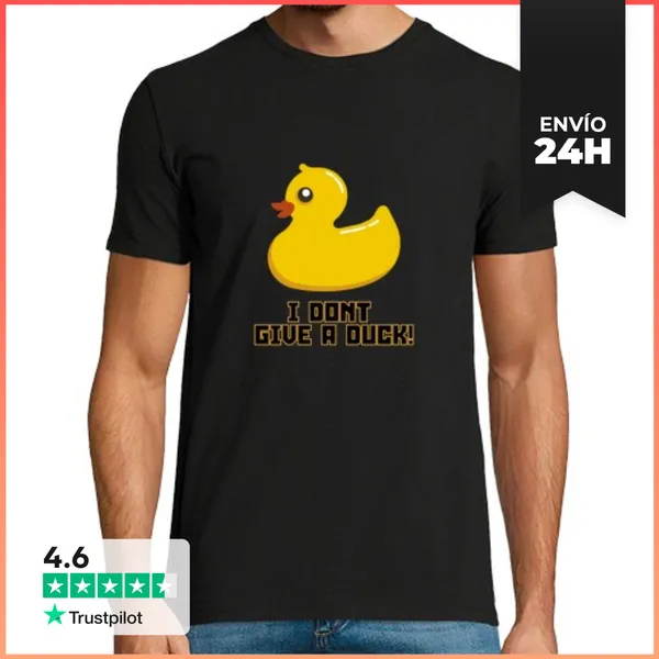 Camiseta Hombre Clásica Me Importa Un Pato LaTostadora