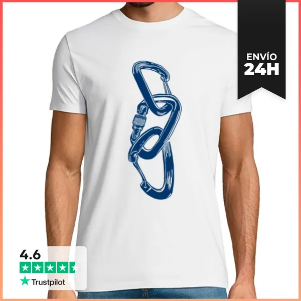 Camiseta Hombre Clásica Hombre, Manga Corta, Blanco, Calidad