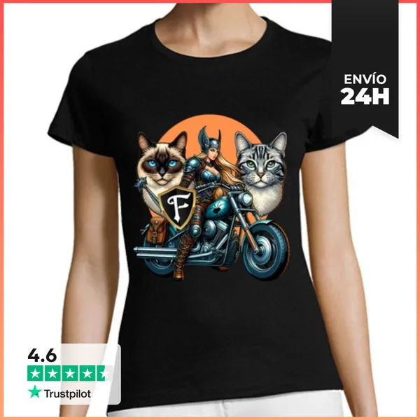 Camiseta Mujer Clásica CATS LaTostadora