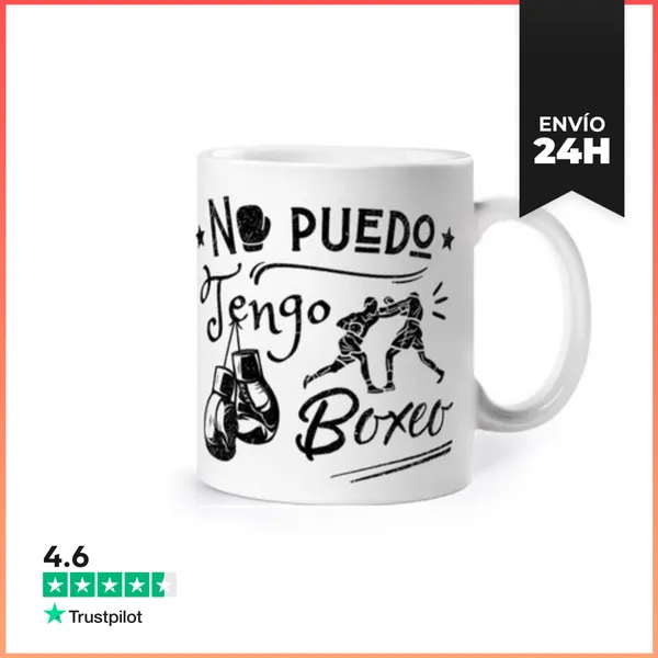Taza No Puedo Tengo Boxeo LaTostadora