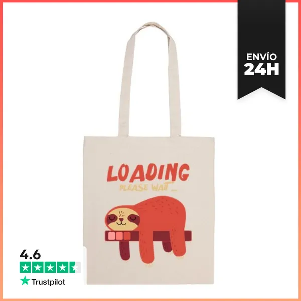Bolsa De Tela Cargando LaTostadora