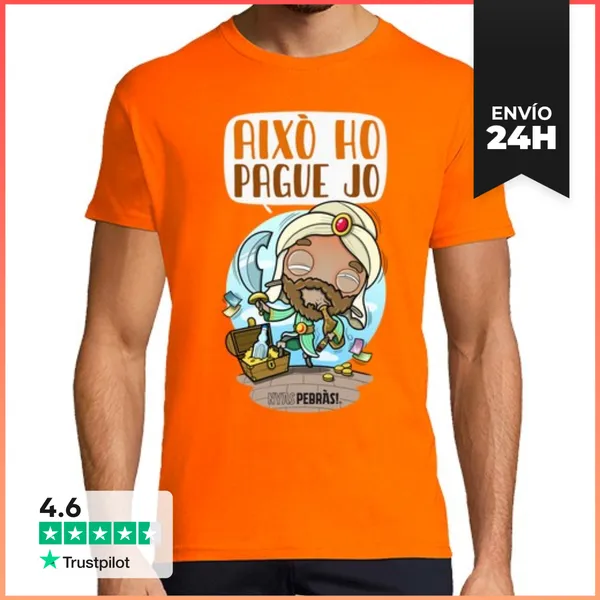 Camiseta Hombre Clásica Això Ho Pague Jo LaTostadora