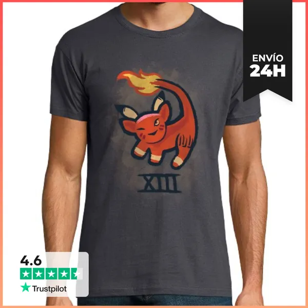 Camiseta Hombre Clásica The Red XIII King LaTostadora