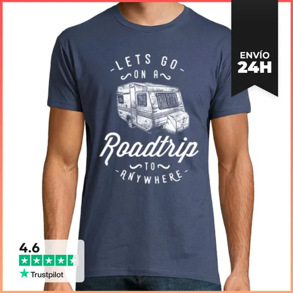 Camiseta Hombre Clásica Roadtrip LaTostadora