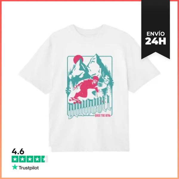 Camiseta Oversize Downhill 1970 LaTostadora