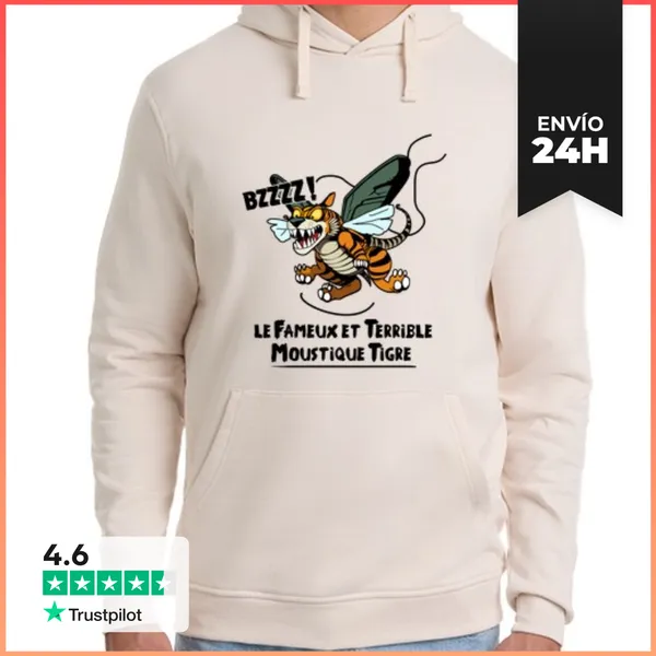 Sudadera Unisex Con Capucha El Famoso Mosquito Tigre LaTostadora