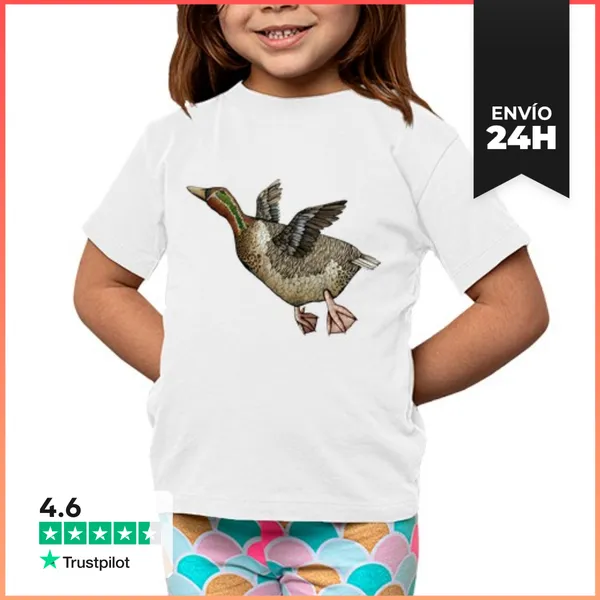 Camiseta Clásica Para Niños Cerceta Niño T LaTostadora