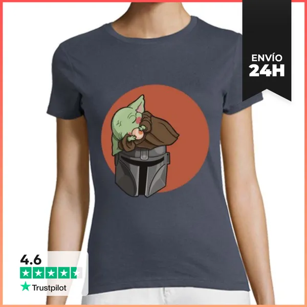 Camiseta Mujer Clásica Yoda Sleep LaTostadora