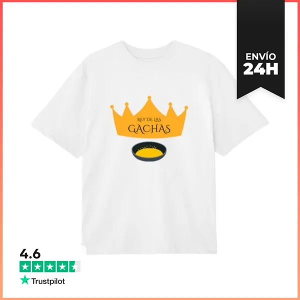Camiseta Oversize Rey De Las Gachas LaTostadora