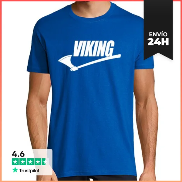 Camiseta Hombre Clásica T-shirt Viking Logo LaTostadora