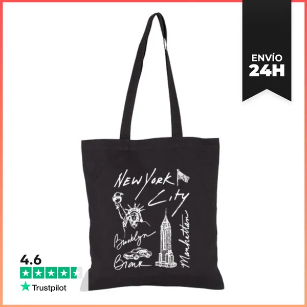 Bolsa De Tela Estados Unidos Nueva York Ny Nyc Metro LaTostadora
