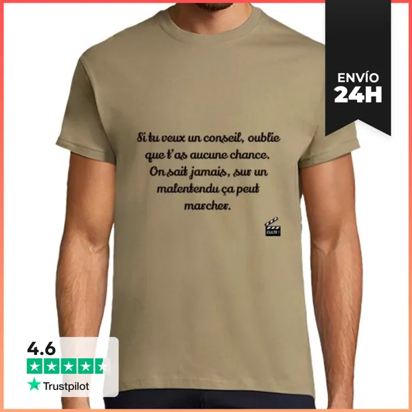 Camiseta Hombre Clásica En Un Malentendido - El Bronceado