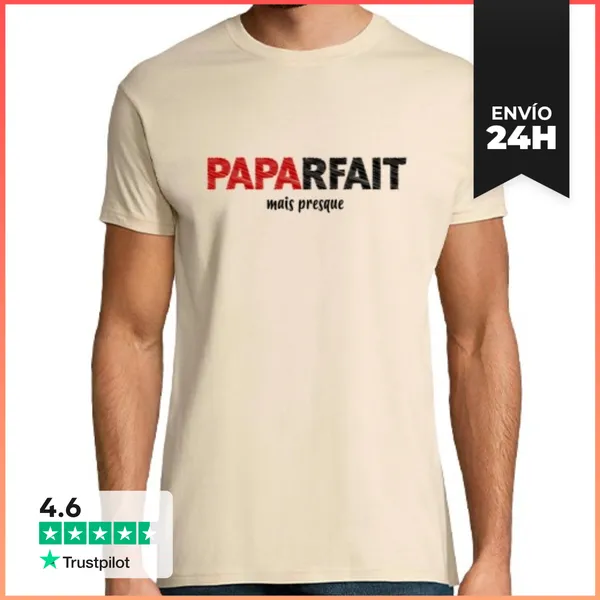Camiseta Hombre Clásica Papel Perfecto LaTostadora