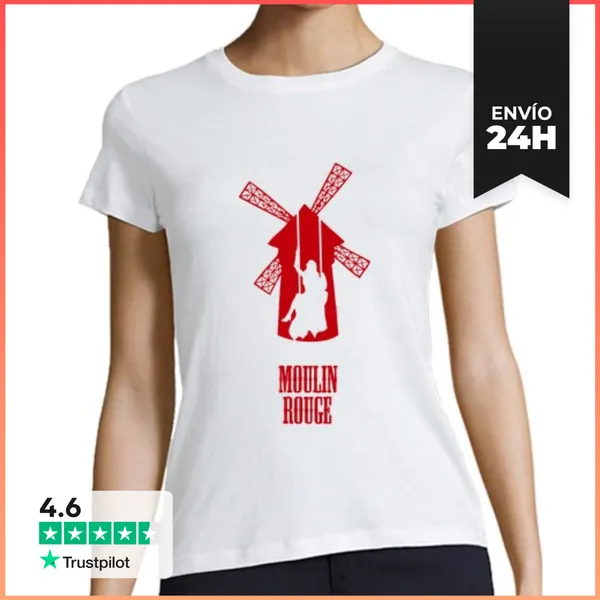 Camiseta Mujer Clásica SALE!!! Camiseta Mujer - Moulin Rouge