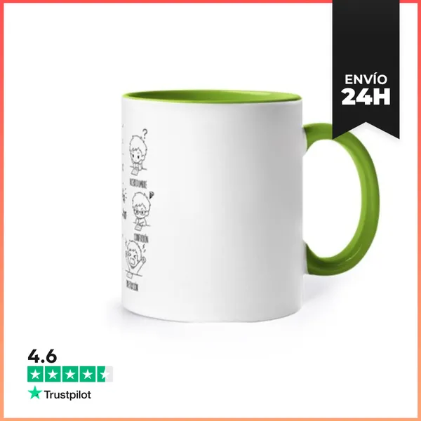 Taza De Colores Taza Regalo Original Ciclo Académico Del