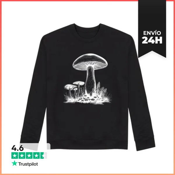 Sudadera Unisex Hongos Recolectores De Setas LaTostadora