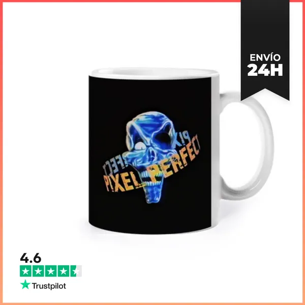 Taza Tala Pixel Perfect Pirata LaTostadora