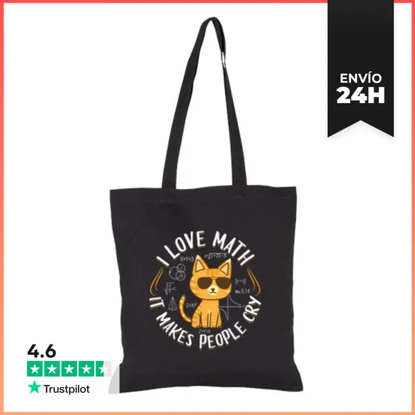 Bolsa De Tela Matematicas Me Encantan Las Matematicas LaTostadora