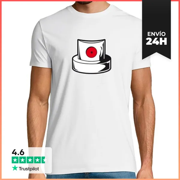 Camiseta Hombre Clásica White Cap LaTostadora