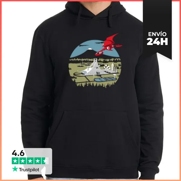 Sudadera Unisex Con Capucha Laboratorio Fotoatomico LaTostadora