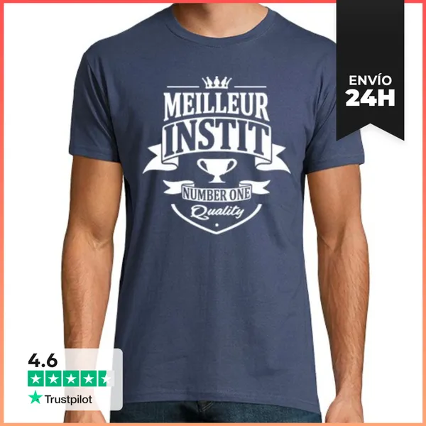 Camiseta Hombre Clásica Mejor Instit LaTostadora