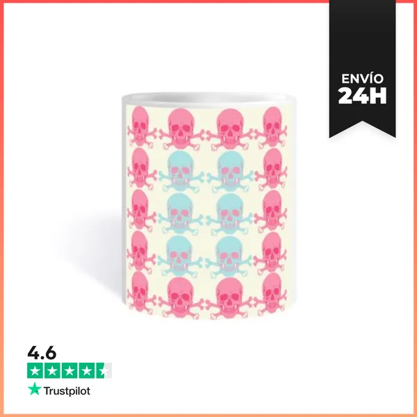 Taza PINK SKULLS LaTostadora
