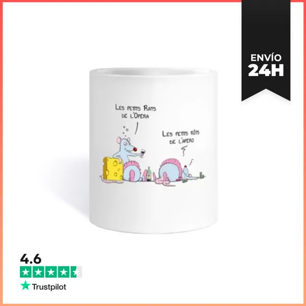 Taza Las Ratitas De La Ópera Los Pequeños As LaTostadora