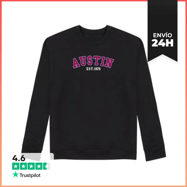 Sudadera Unisex Austin Est 1976 LaTostadora