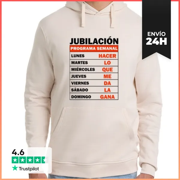 Sudadera Unisex Con Capucha Estoy Jubilado Fiesta De Jubilación