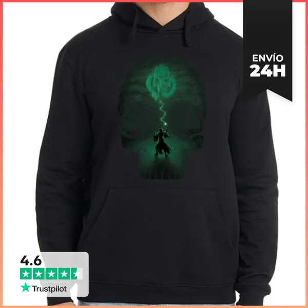 Sudadera Unisex Con Capucha "Morsmordre" Collab @EiProfeta