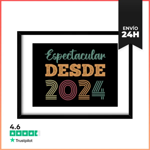 Cuadro Con Marco Horizontal ESPECTACULAR DESDE 2024 LaTostadora