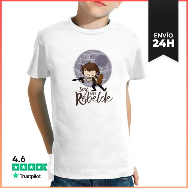 Camiseta Clásica Para Niños Soy Un Rebelde LaTostadora