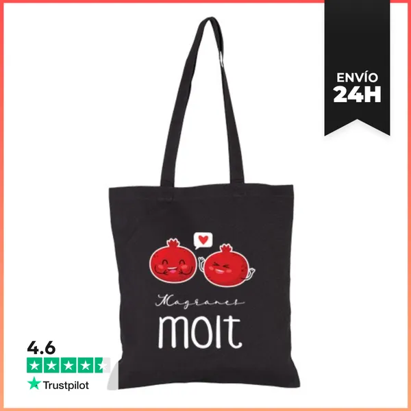Bolsa De Tela Bossa Magranes Molt Negra LaTostadora