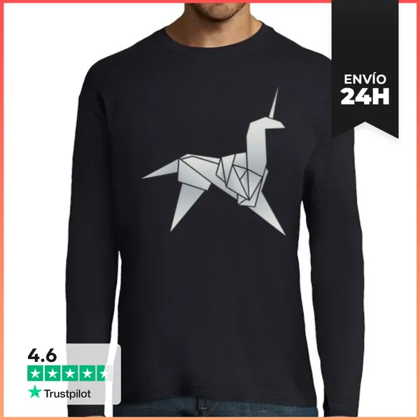 Camiseta Hombre Manga Larga Unicornio - Blade Runner LaTostadora