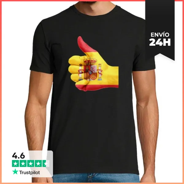 Camiseta Hombre Clásica Vamos España LaTostadora