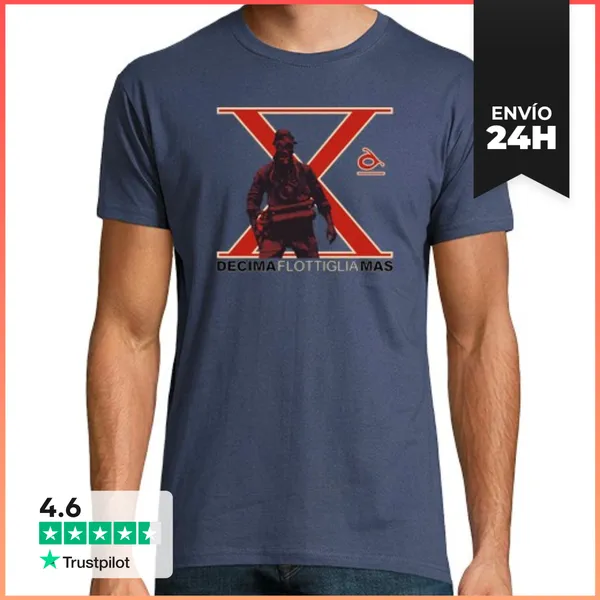 Camiseta Hombre Clásica Decima Flottiglia MAS LaTostadora