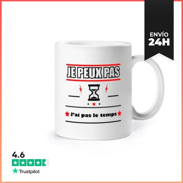 Taza No Puedo No Tengo Tiempo LaTostadora