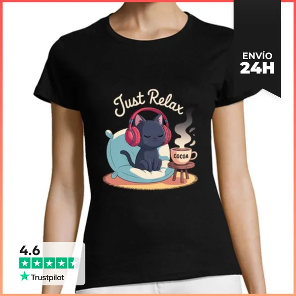 Camiseta Mujer Clásica Just Relax Woman Tee LaTostadora