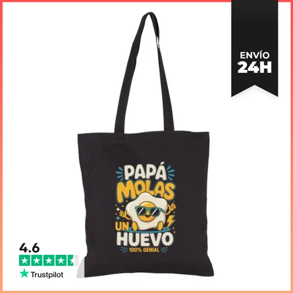 Bolsa De Tela Papá Molas Un Huevo LaTostadora